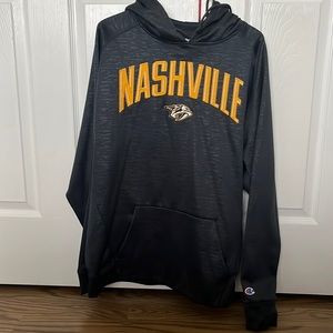 blue champion nashville predators sweatshirt